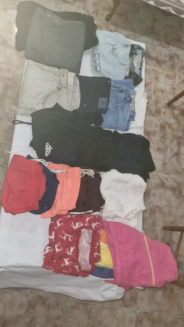 Lote Ropa: Bermudas, Bañadores, Cazadoras