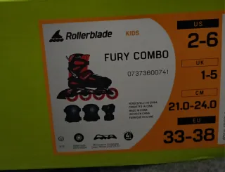Patines Rollerblade Fury Talla 33-38