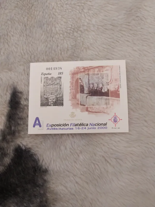 Foglietto Francobolli Spagna Esposizione Filatelica