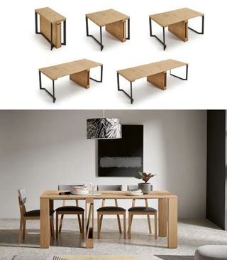 Mesa consola extensible Limier