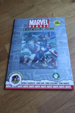 Album figurine Marvel Extended View - Incompleto
