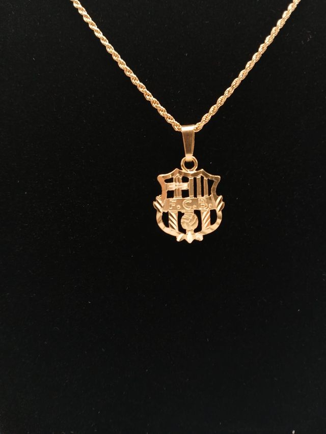Colgante F.C. Barcelona Oro 18kl