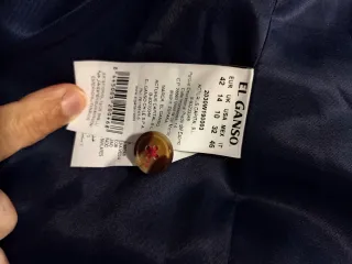 Americana El Ganso Mujer Azul