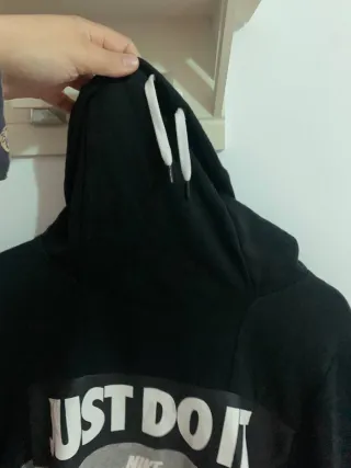 Sudadera Nike Mujer Negra y Gris