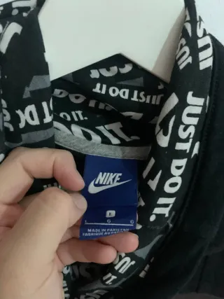 Sudadera Nike Mujer Negra y Gris