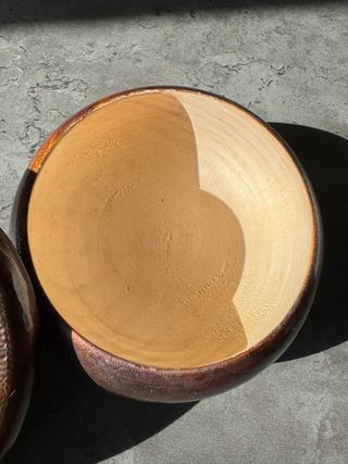 Scatola in legno intarsiato Polonia vintage