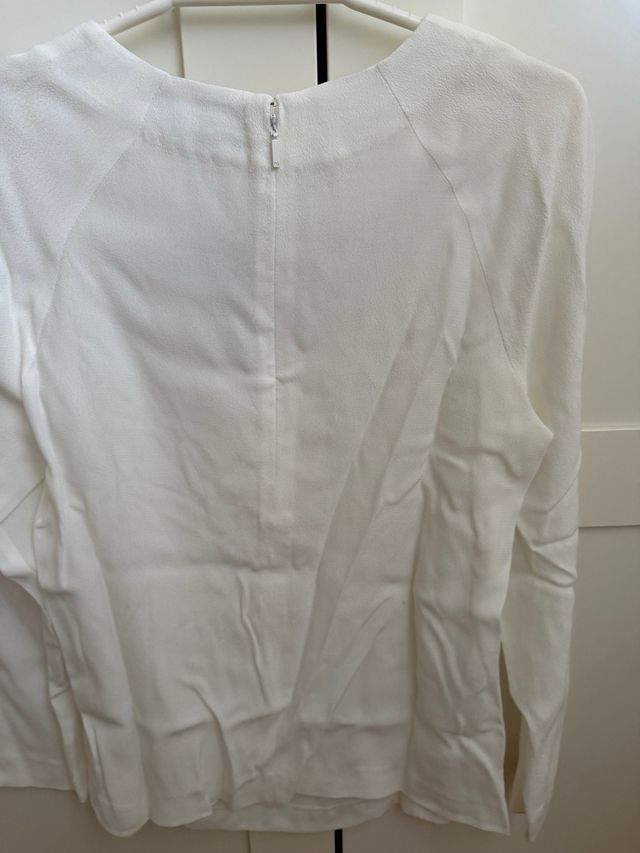 Camisa blanca manga larga Purificación García T.S