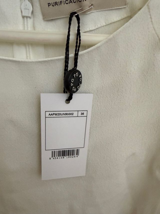 Camisa blanca manga larga Purificación García T.S