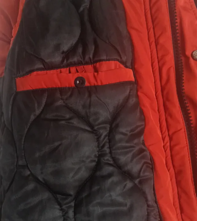 Abrigo teja con doble capucha