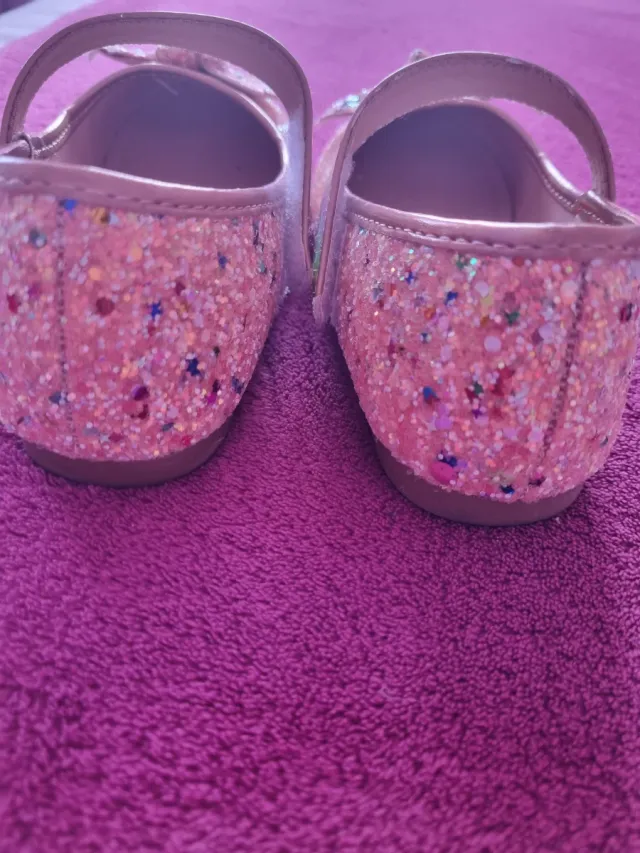 Bailarinas niña brillantes lazo talla 32