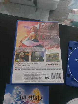 Jogo Final Fantasy X PS2 com CD Bónus e Manual