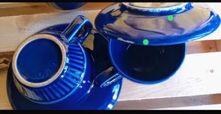 Torgau DDR Villeroy Kobalt "Vera"