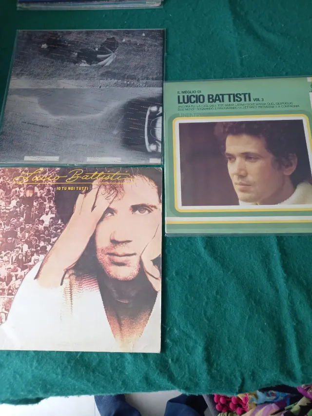 3 vinili di Lucio Battisti