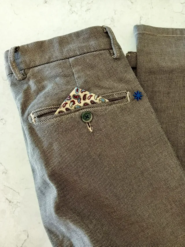 Pantalones Manuel Ritz Beige Talla 46