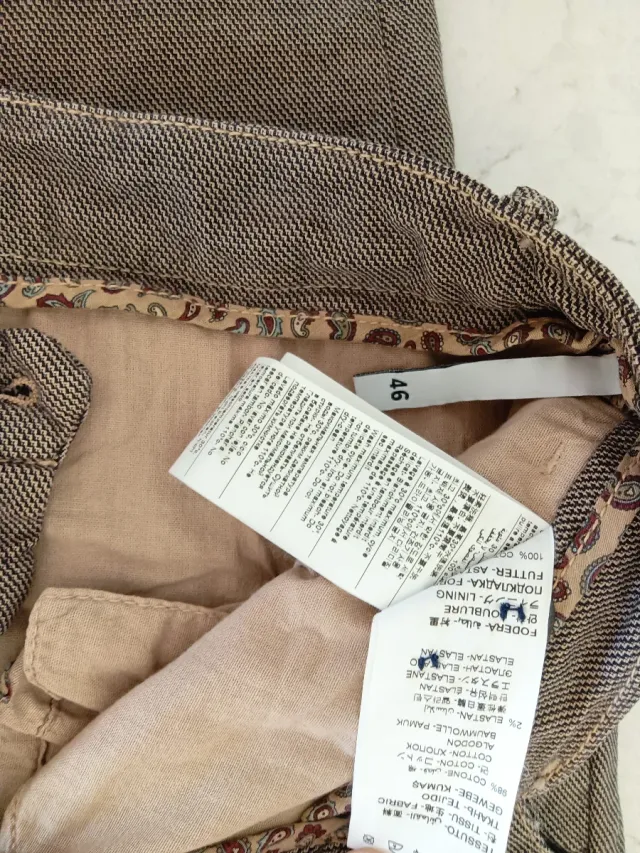 Pantalones Manuel Ritz Beige Talla 46