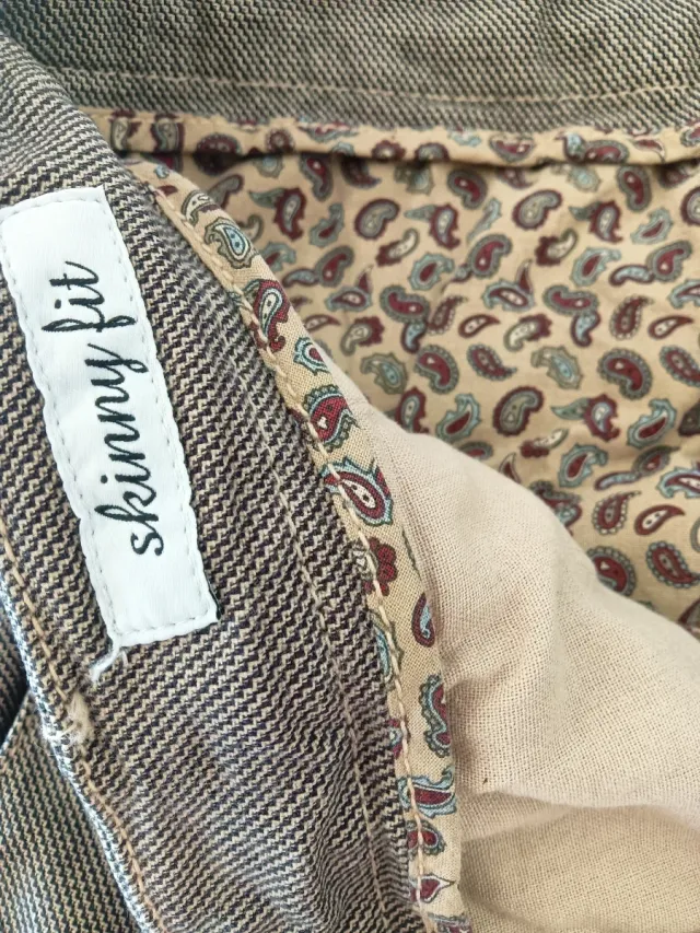 Pantalones Manuel Ritz Beige Talla 46