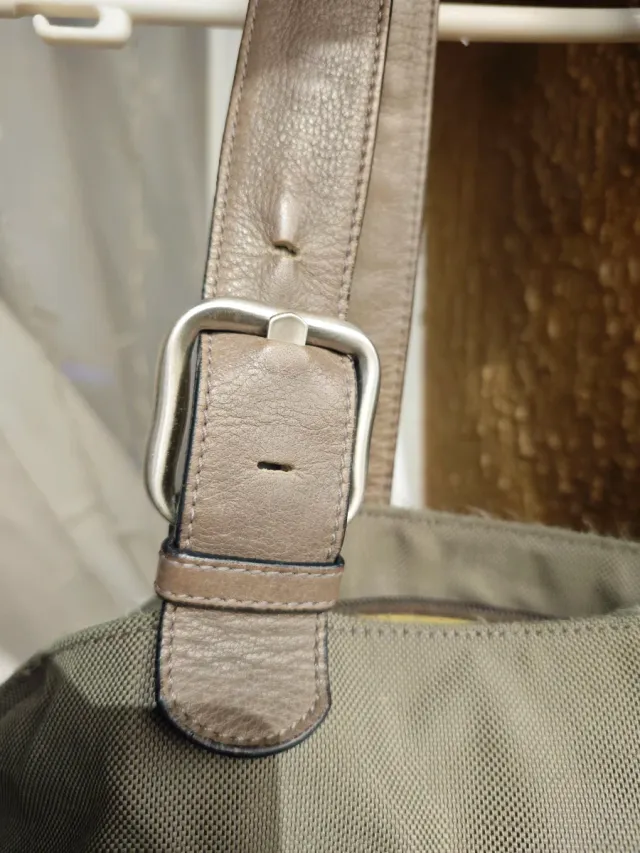 Bolso de hombro LUPO verde gris