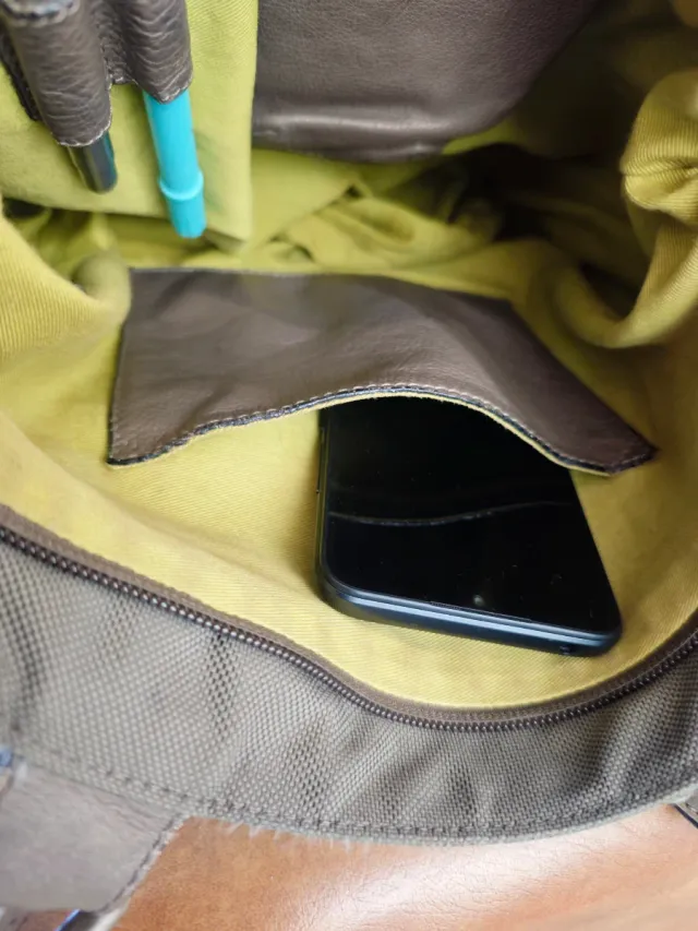 Bolso de hombro LUPO verde gris