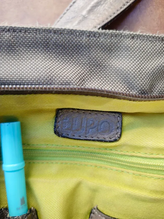 Bolso de hombro LUPO verde gris