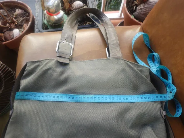 Bolso de hombro LUPO verde gris