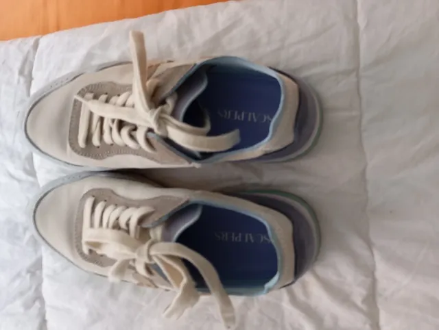 Zapatillas Scalpers Beige y Gris Talla 40