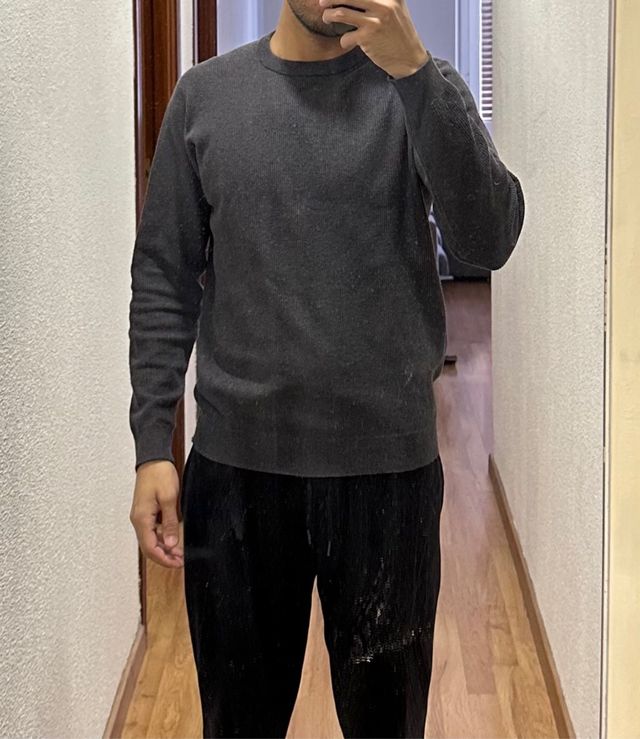 Jersey gris Mango Talla M