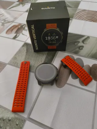 Suunto Vertical Titanium Solar Naranja/Plata