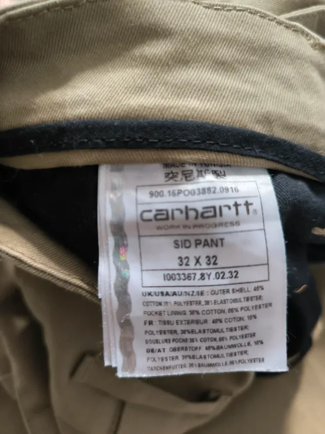 Pantalón Carhartt Beige Sid Pant