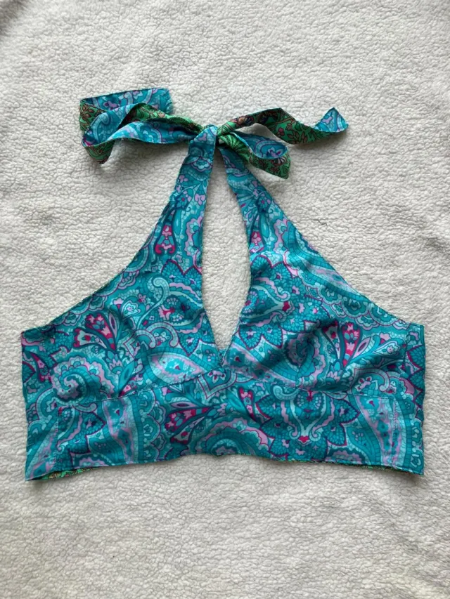 Top reversible estampado