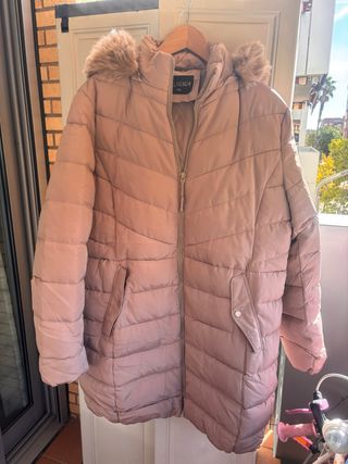 El Rebel Chaquetón Rosa Nude Talla XXXL Nuevo