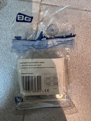 2 Interruptores Dobles Begelec Serie London