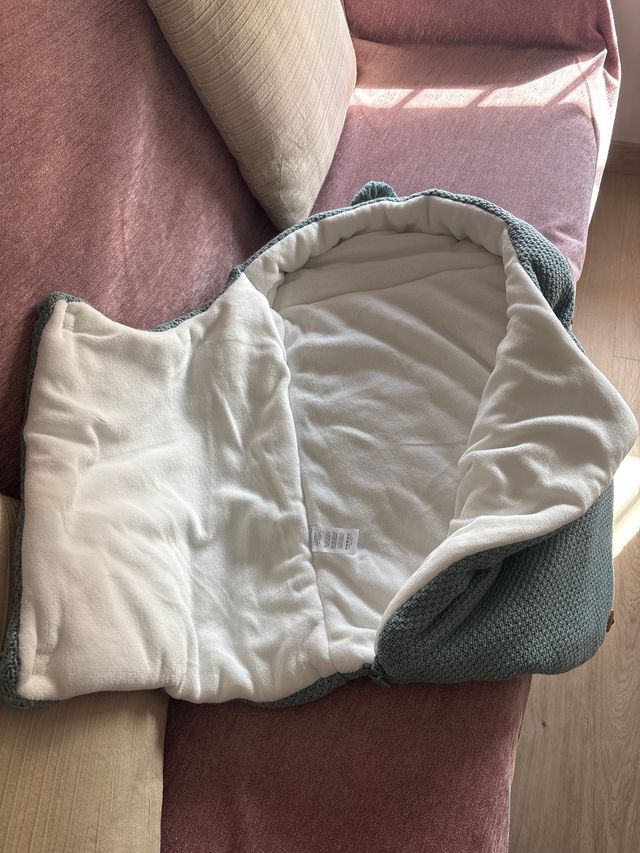 Saco de bebé invierno tejido