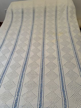 Colcha crochet artesanal hecha a mano