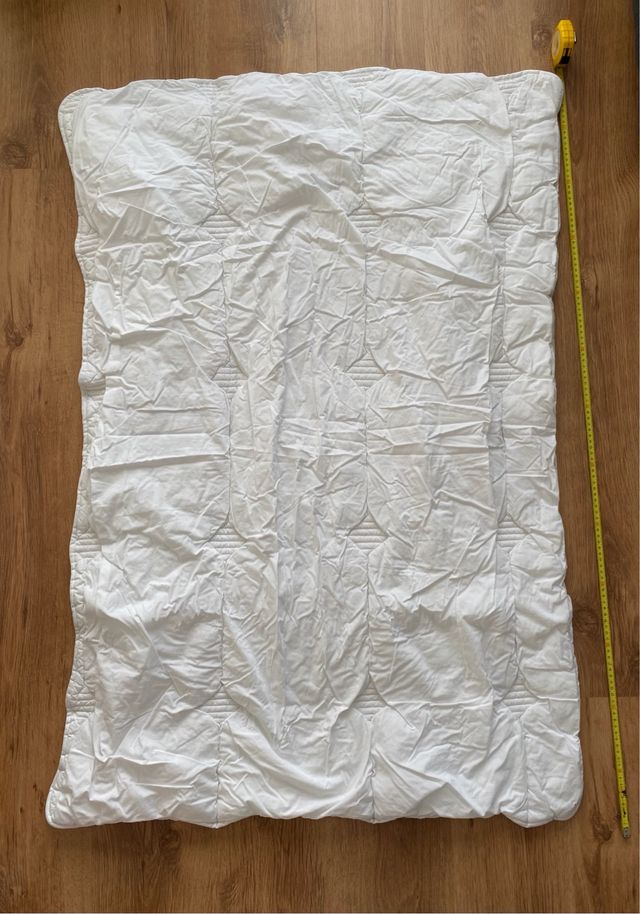 Relleno nórdico cuna bebé blanco