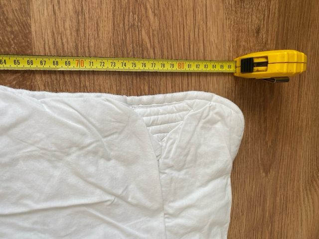 Relleno nórdico cuna bebé blanco