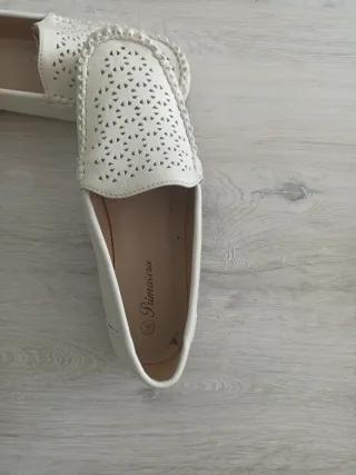 Mocasines blancos mujer talla 36