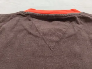 Camiseta Tommy Hilfiger S Marrón Naranja