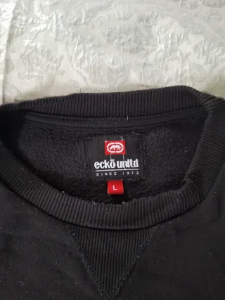 Sudadera Ecko Unltd Negra y Blanca