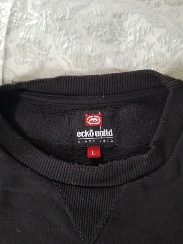 Sudadera Ecko Unltd Negra y Blanca