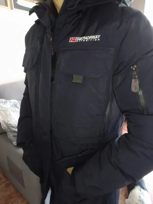 Chaqueta GEONORWAY Azul oscuro Talla M Original.