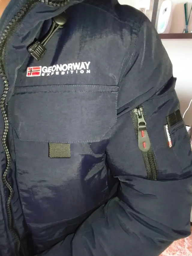 Chaqueta GEONORWAY Azul oscuro Talla M Original.
