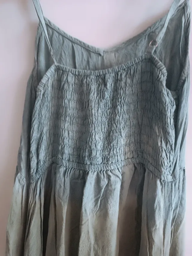 Vestido largo algodón tie-dye