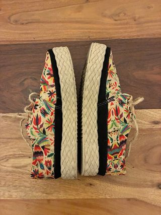 Zapatos plataforma Zapatitos 36 florales