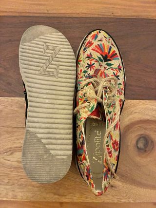 Zapatos plataforma Zapatitos 36 florales