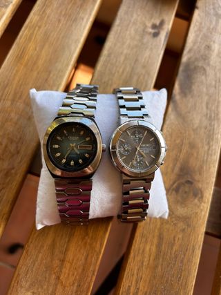 Lote 2 Relojes Seiko Citizen