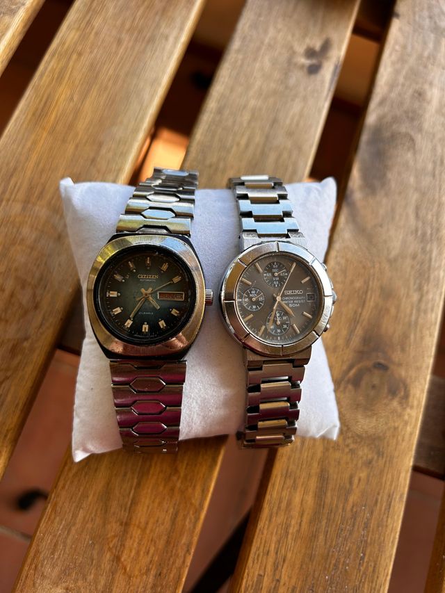 Lote 2 Relojes Seiko Citizen