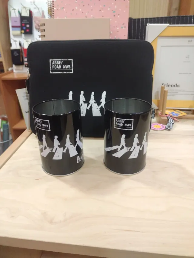 Pack 2 portalápices The Beatles Abbey Road