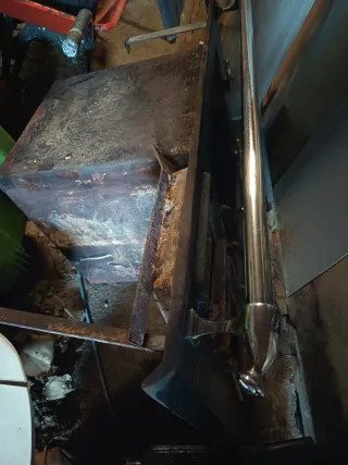 Cocina de hierro de obra