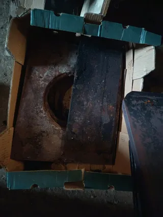 Cocina de hierro de obra