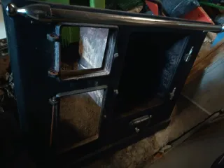 Cocina de hierro de obra